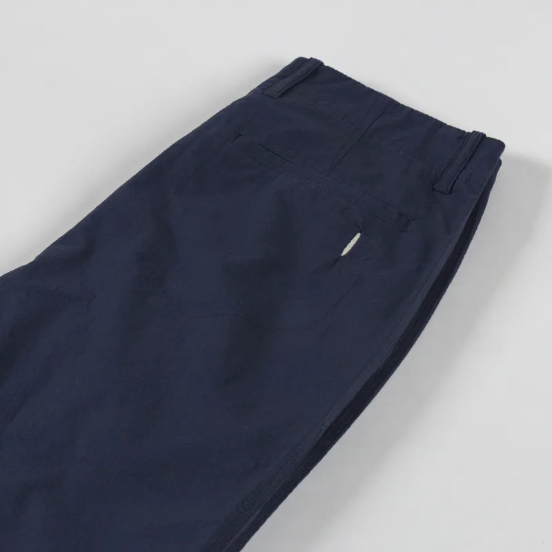 Folk Assembly Pant Navy Seersucker-3