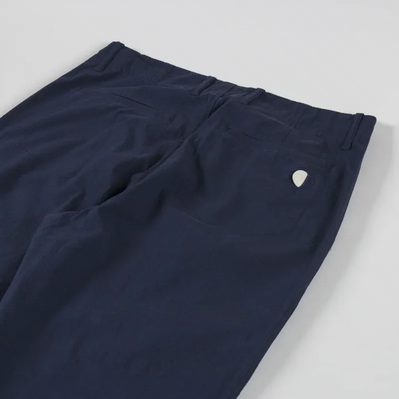 Folk Assembly Pant Navy Seersucker-5