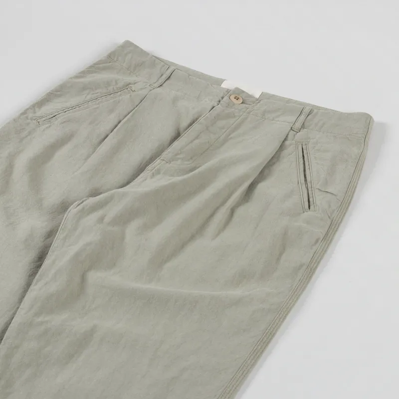 Folk Assembly Pant Sage Cotton Linen-6
