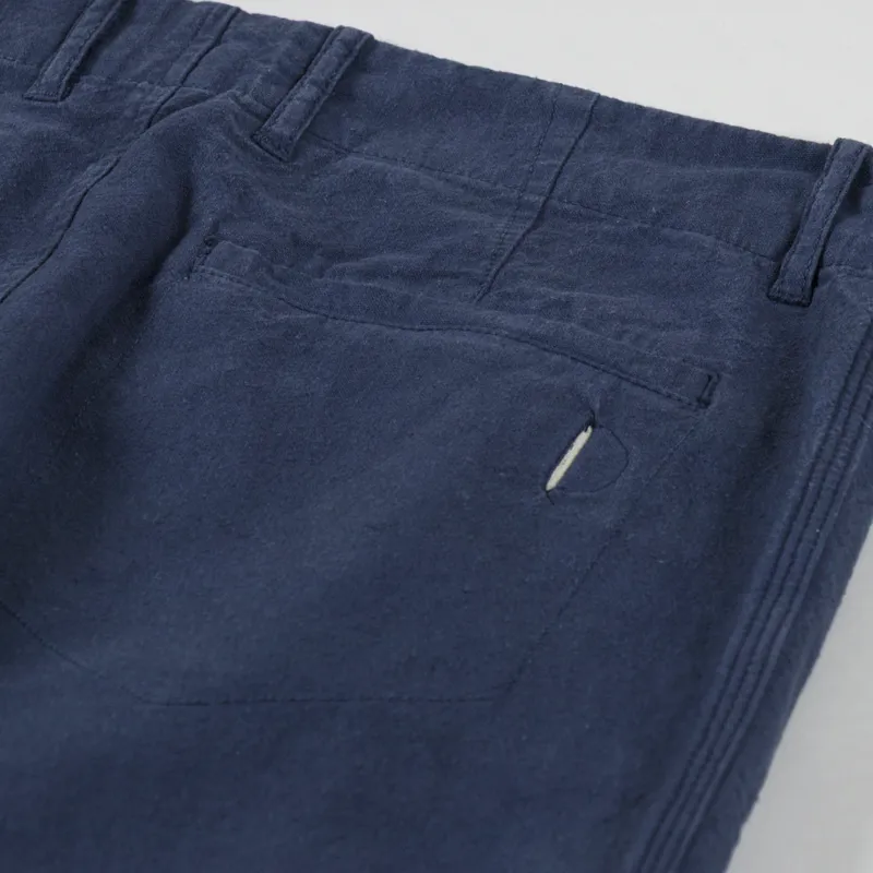 Folk Assembly Pant Soft Navy Cotton Linen-9