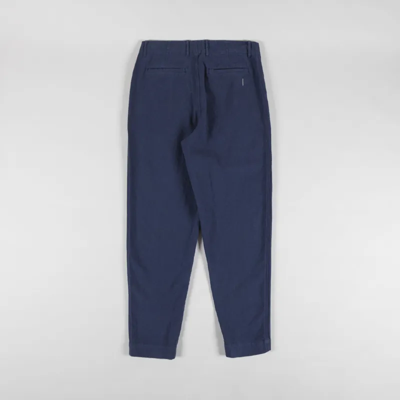 Folk Assembly Pant Soft Navy Cotton Linen