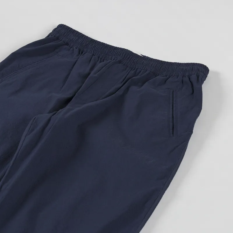 Folk Drawcord Assembly Pant Navy Seersucker-6