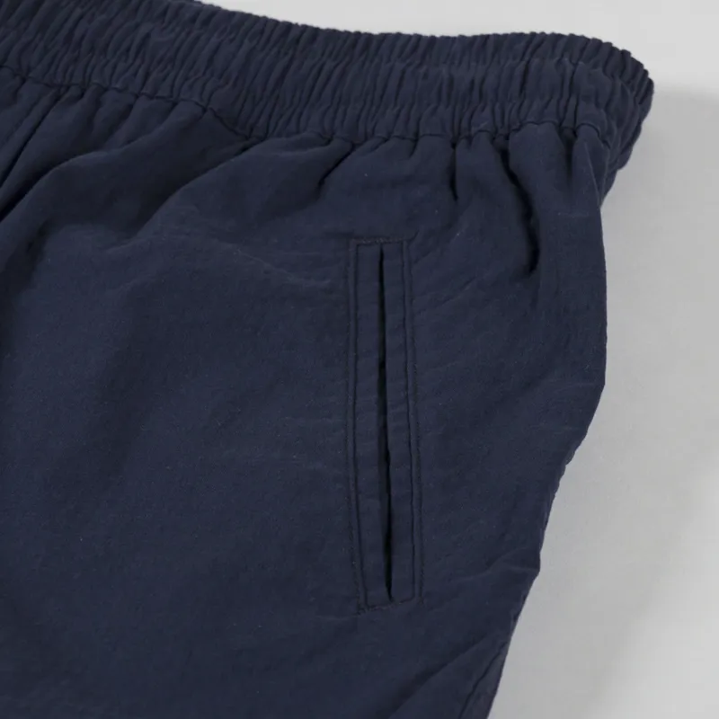 Folk Drawcord Assembly Pant Navy Seersucker-7