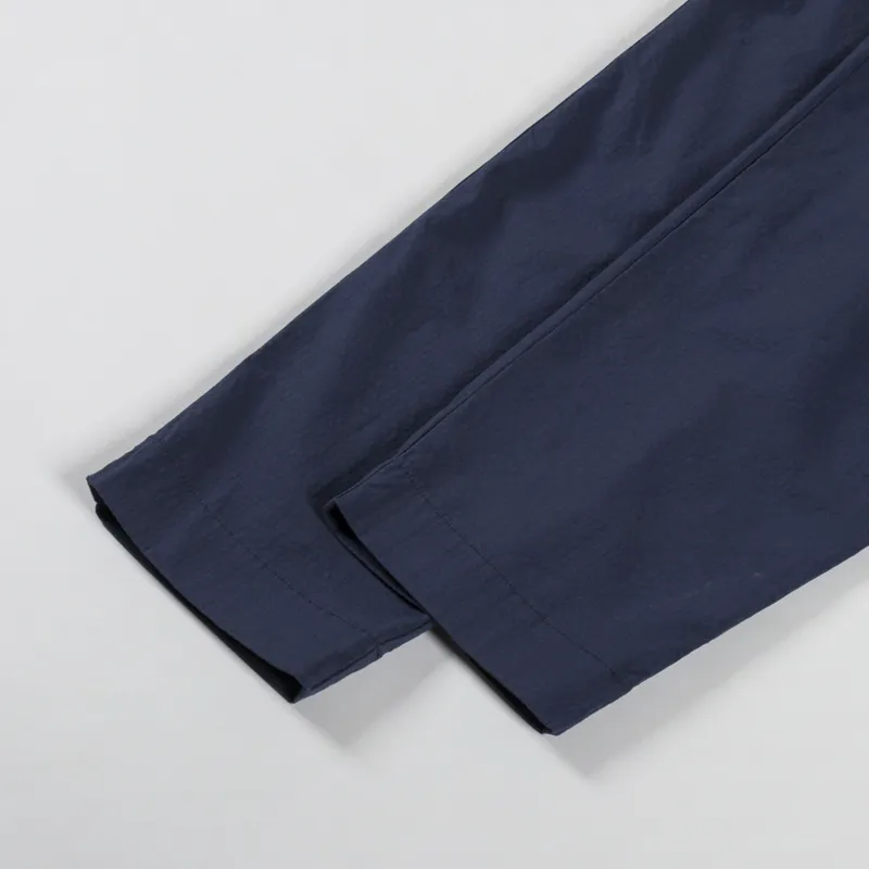 Folk Drawcord Assembly Pant Navy Seersucker-4