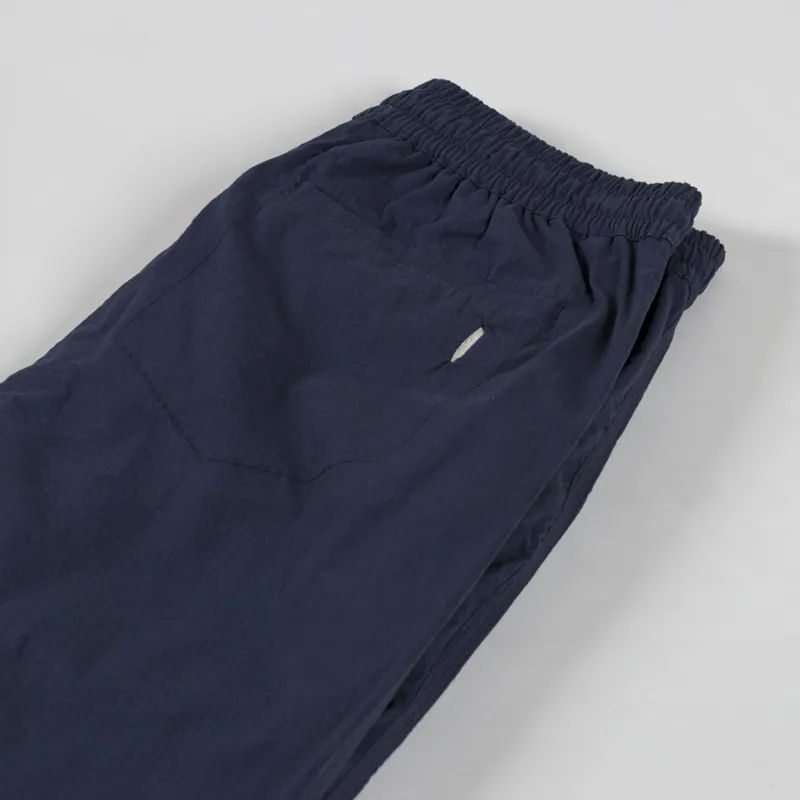 Folk Drawcord Assembly Pant Navy Seersucker-3