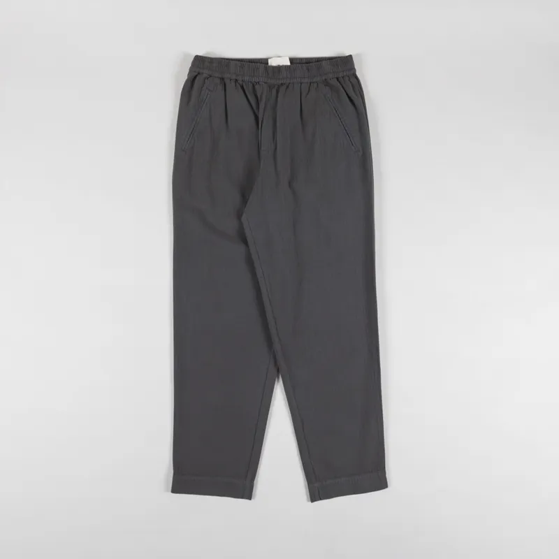 Folk Drawcord Assembly Pant Soft Black Herringbone-1
