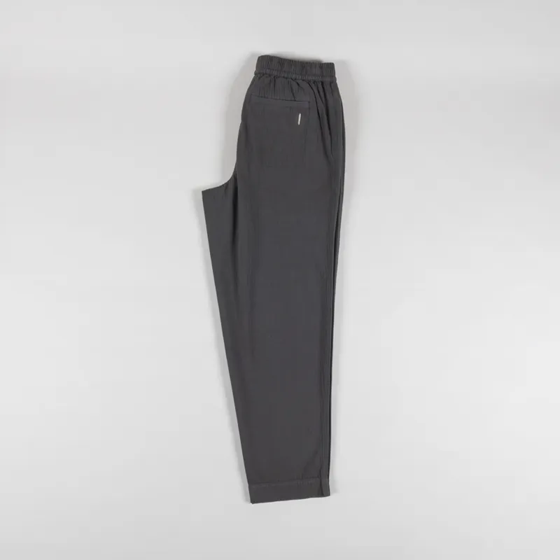Folk Drawcord Assembly Pant Soft Black Herringbone-2