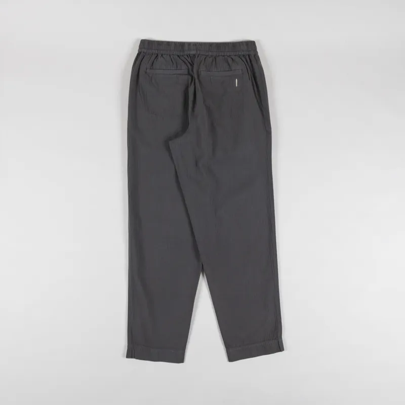 Folk Drawcord Assembly Pant Soft Black Herringbone