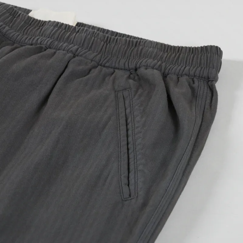 Folk Drawcord Assembly Pant Soft Black Herringbone-8