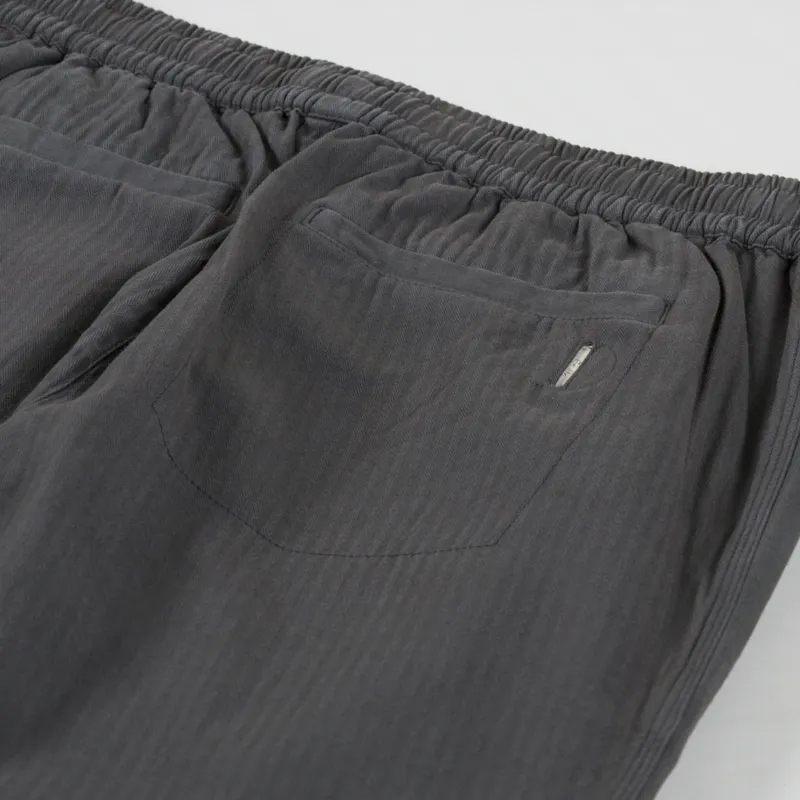 Folk Drawcord Assembly Pant Soft Black Herringbone-7