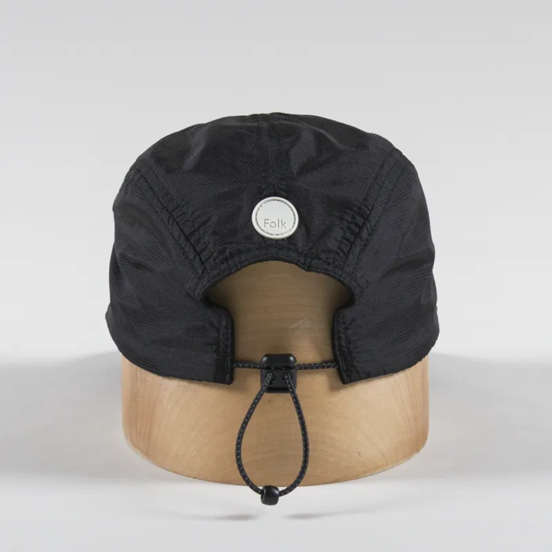 Folk Technical Cap Soft Black-3