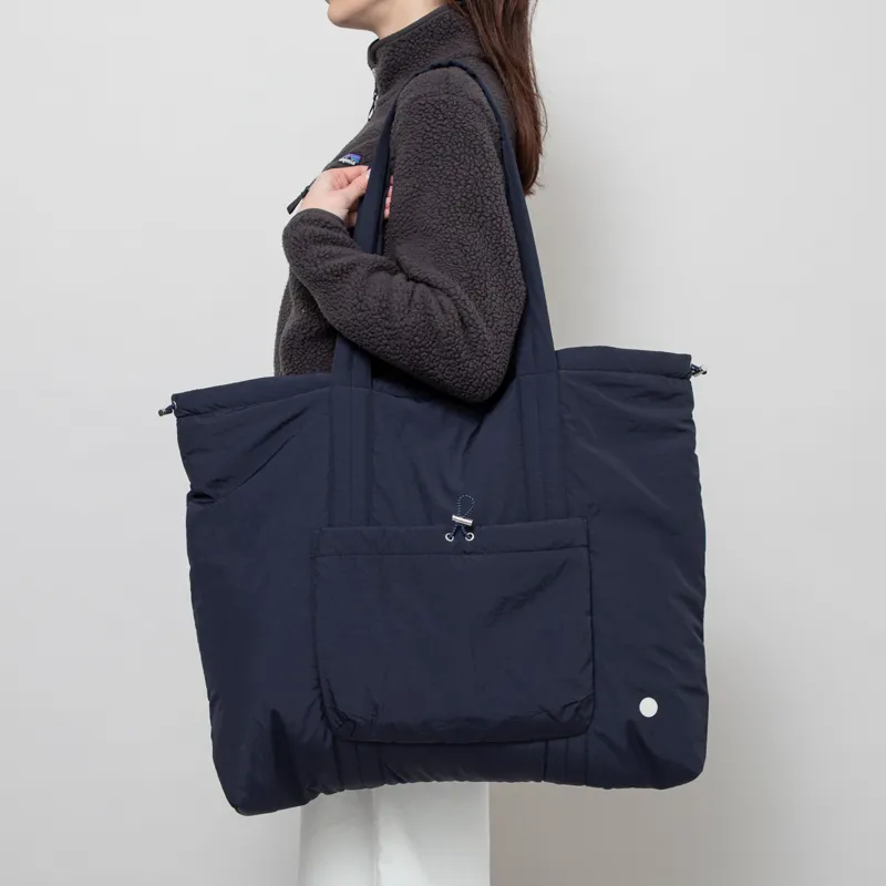 Folk Womens Wadded Tote Bag Navy-2