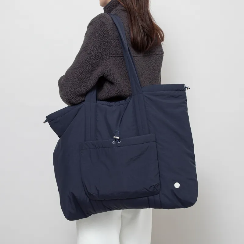 Folk Womens Wadded Tote Bag Navy-5