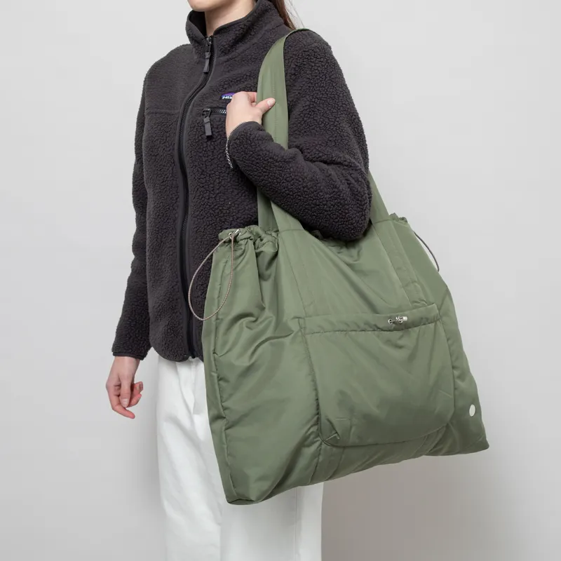 Folk Womens Wadded Tote Bag Sage-5