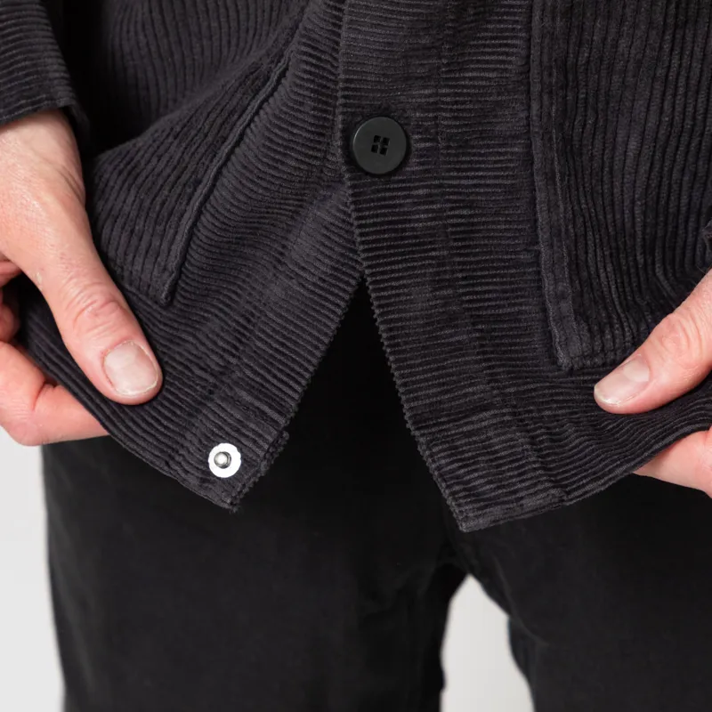 Folk Assembly Worker Jacket Soft Black Cord Mix-10