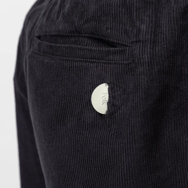 Folk Drawcord Assembly Pant Black Cord-9