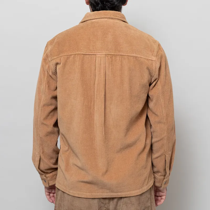 Folk Patch Overshirt Mink Chunky Cord-4