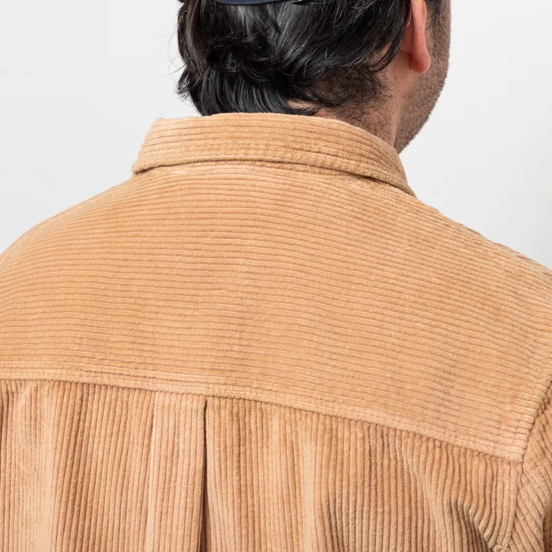 Folk Patch Overshirt Mink Chunky Cord-7