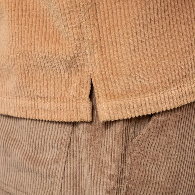 Folk Patch Overshirt Mink Chunky Cord-10