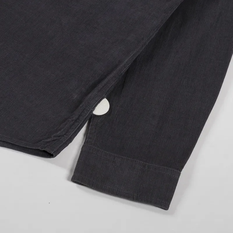 Folk Direction Babycord Shirt Charcoal-7