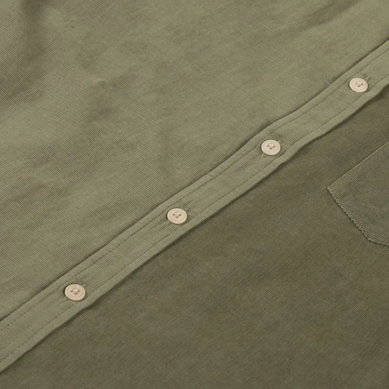 Folk Direction Babycord Shirt Olive-6