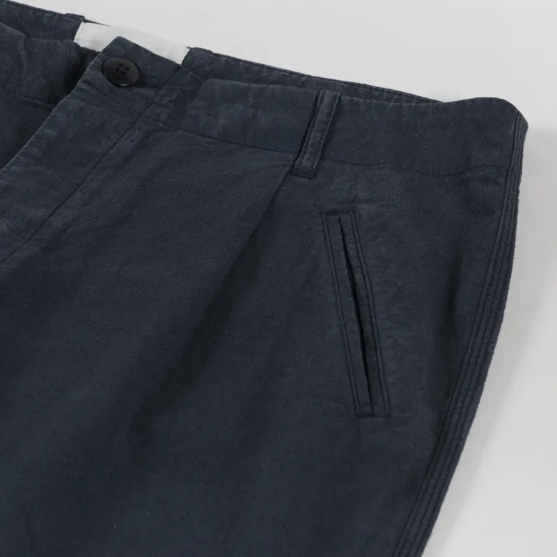 Folk Assembly Pant Black Cotton Linen-7