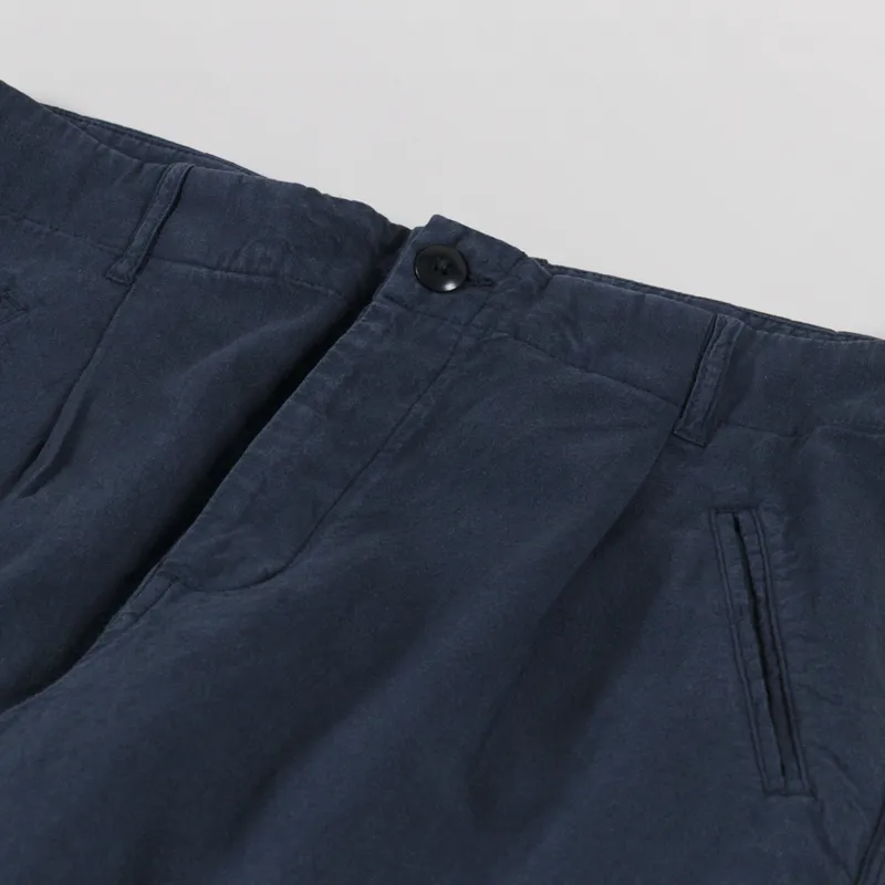 Folk Assembly Pant Dark Navy Cotton Linen-7