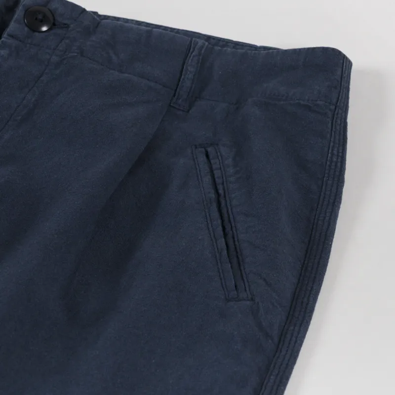 Folk Assembly Pant Dark Navy Cotton Linen-8