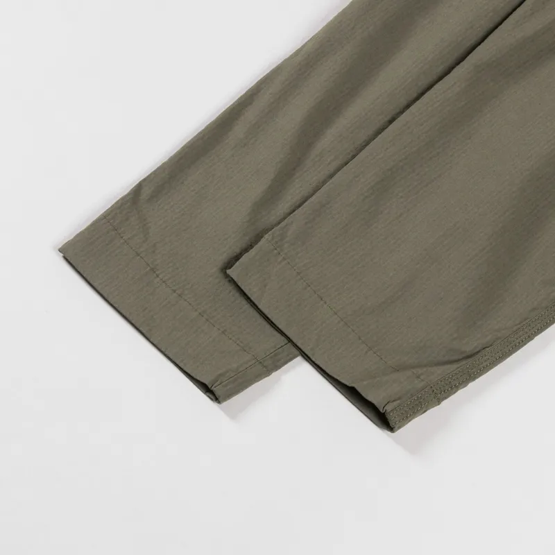 Folk Assembly Pant Dark Olive Seersucker-6