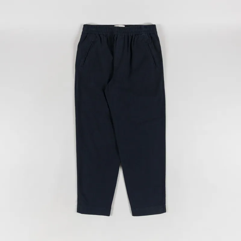 Folk Drawcord Assembly Pant Black Cotton Linen-1