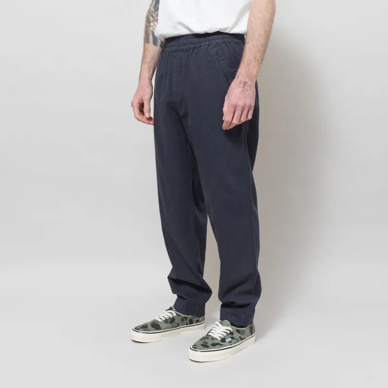 Folk Drawcord Assembly Pant Dark Navy Cotton Linen-1