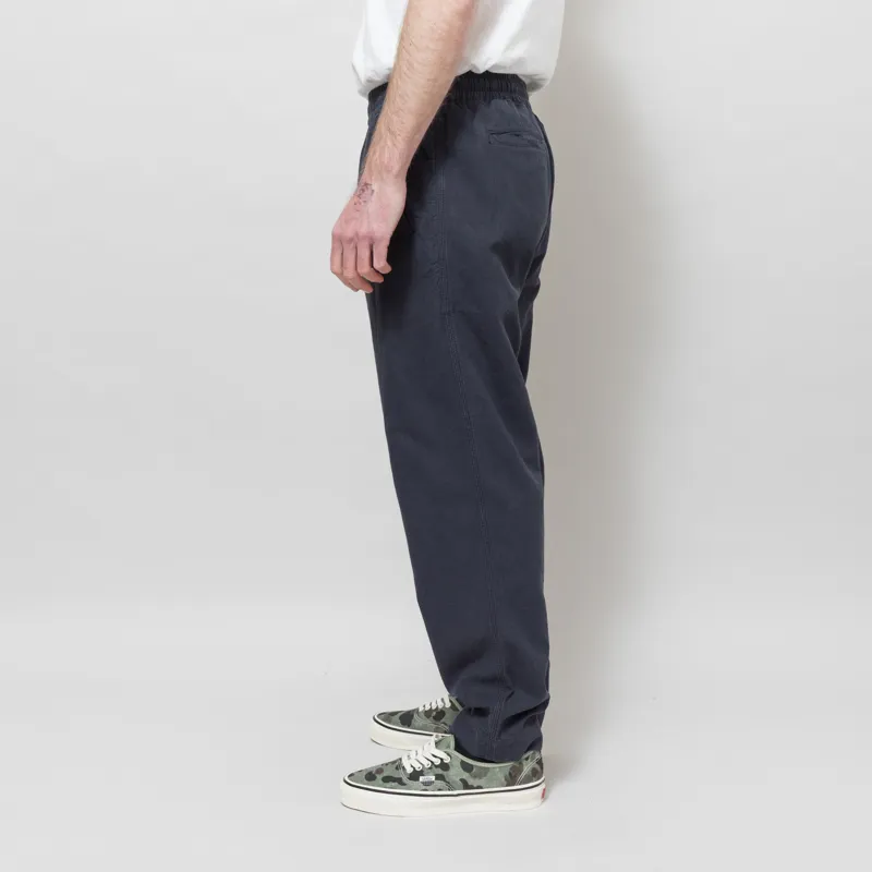 Folk Drawcord Assembly Pant Dark Navy Cotton Linen-2