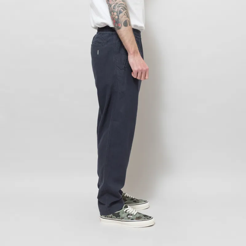 Folk Drawcord Assembly Pant Dark Navy Cotton Linen-4