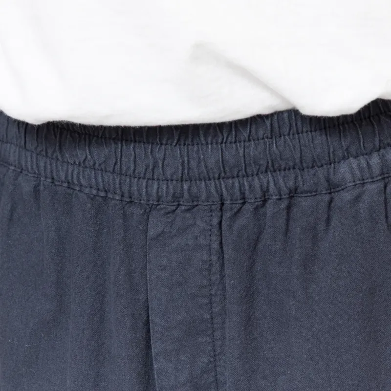 Folk Drawcord Assembly Pant Dark Navy Cotton Linen-5