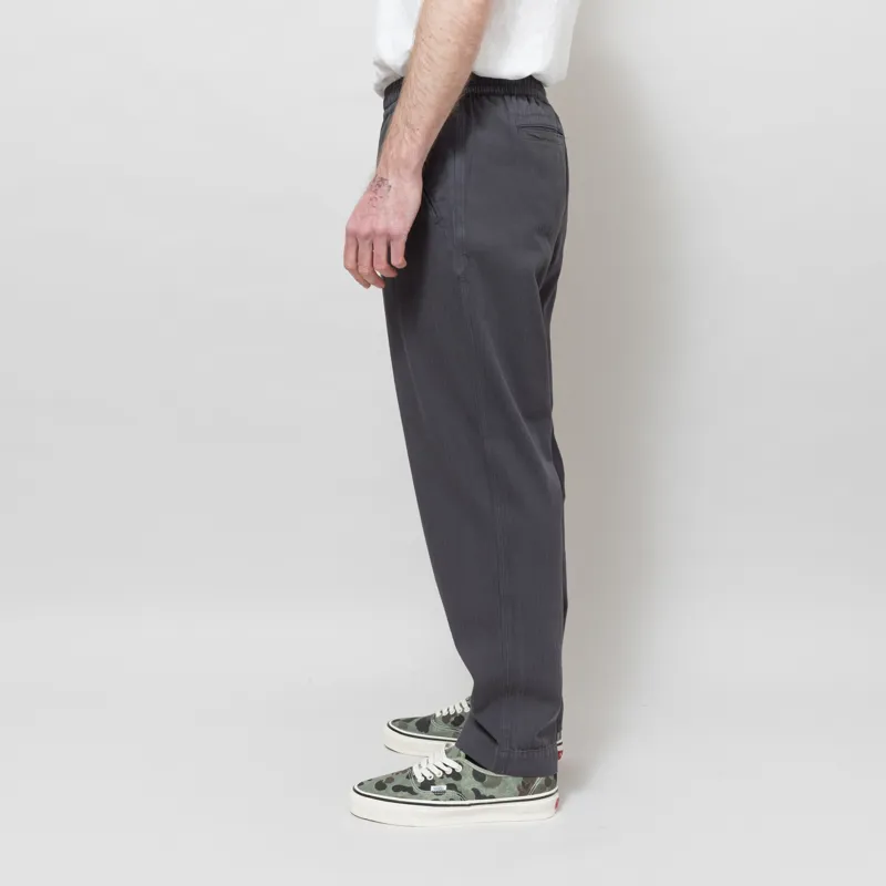 Folk Drawcord Assembly Pant Slate Blue Herringbone-2