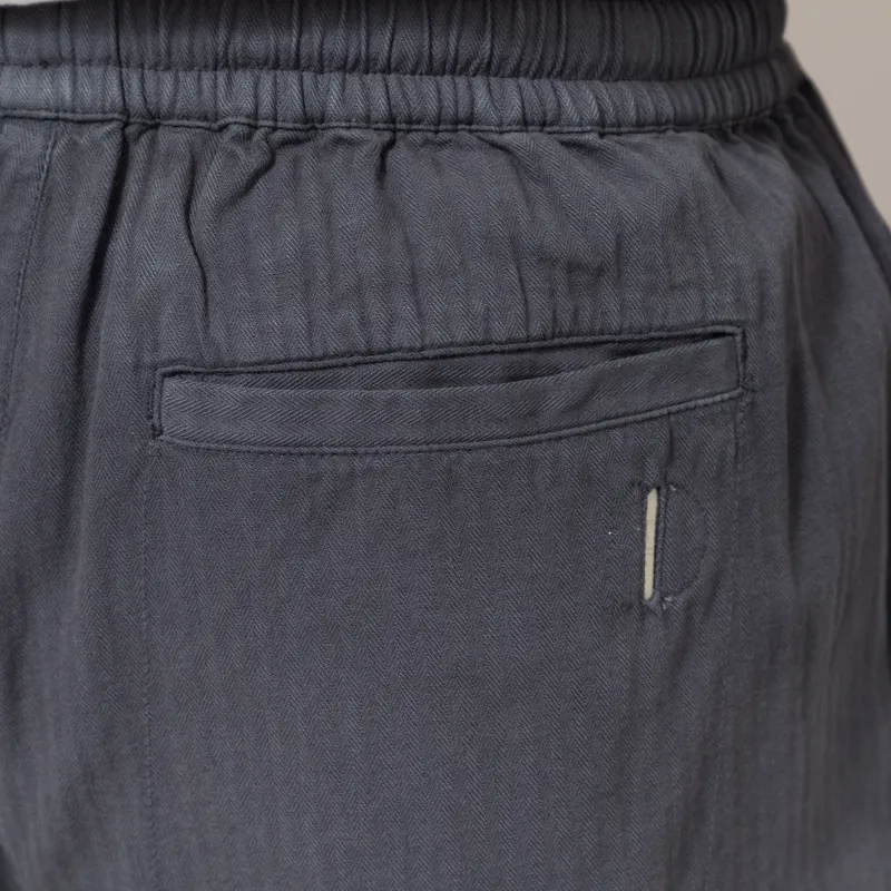 Folk Drawcord Assembly Pant Slate Blue Herringbone-7