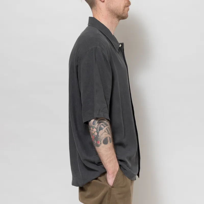 Folk Gabe Shirt Soft Black-4