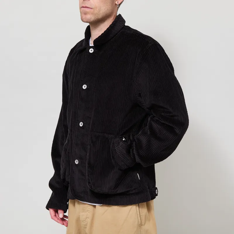 Folk Prism Jacket Black Chunky Cord-1