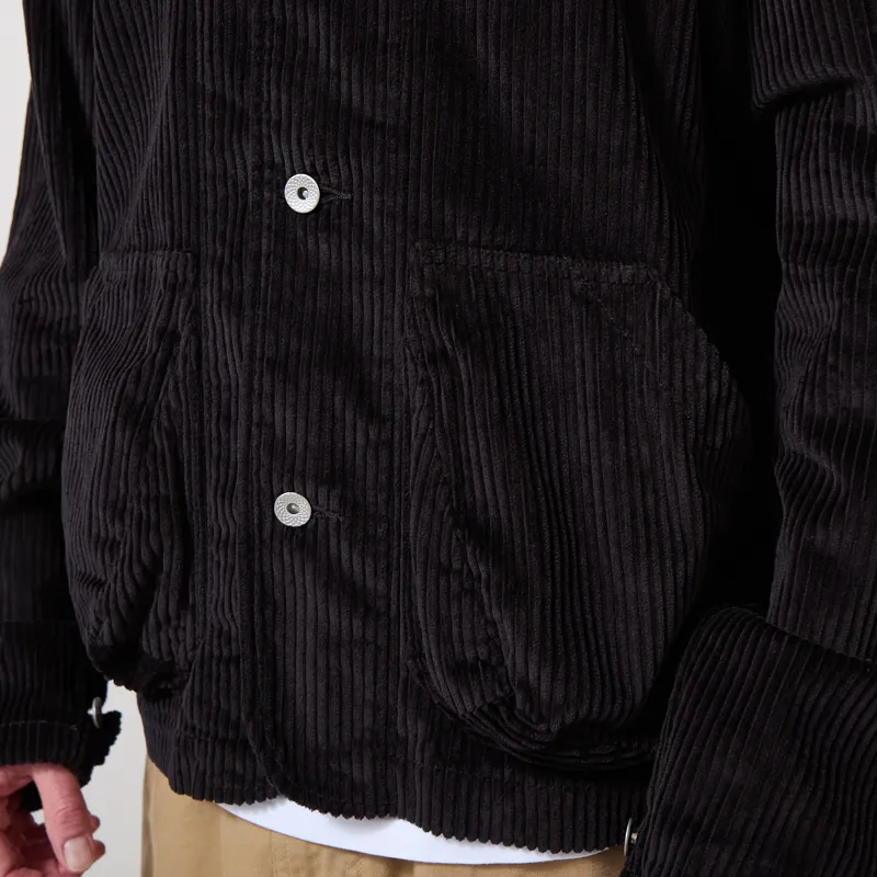 Folk Prism Jacket Black Chunky Cord-5