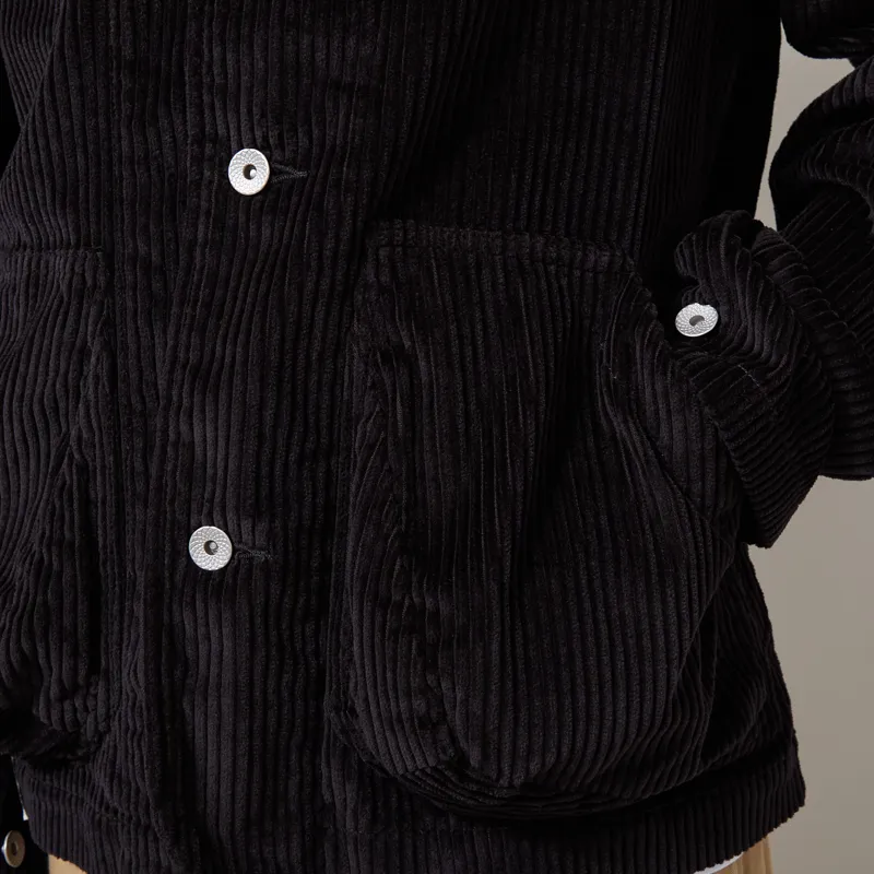 Folk Prism Jacket Black Chunky Cord-6