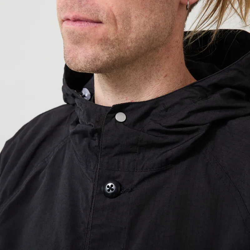 Folk Lunar Anorak Black Soft Ripstop-4