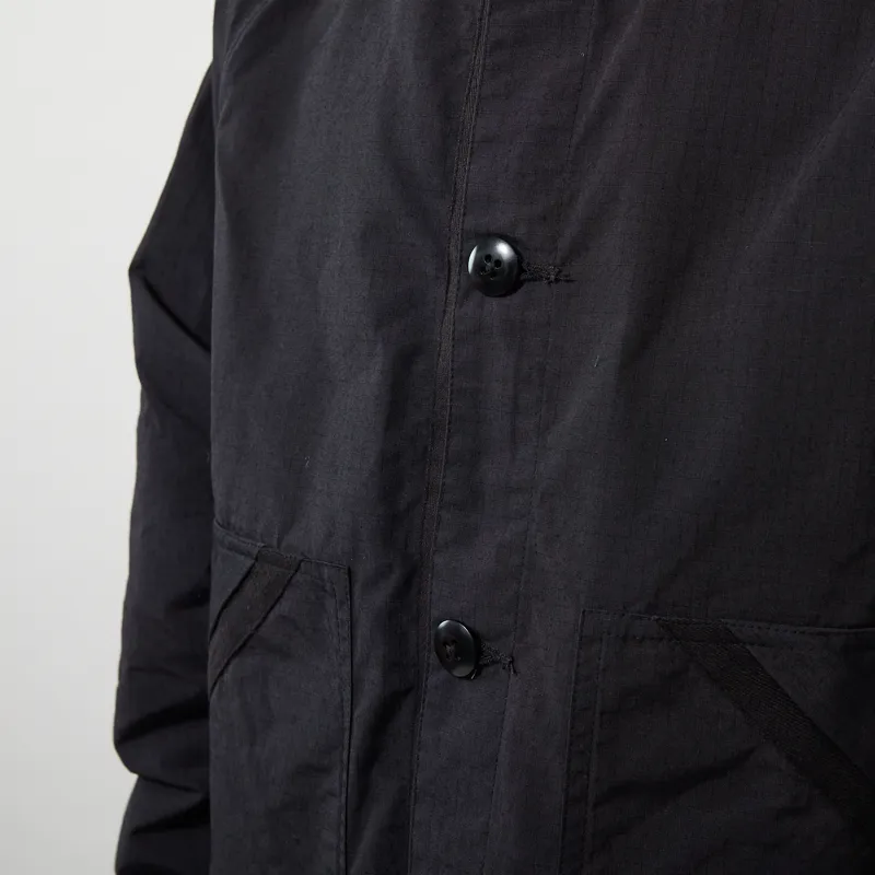 Folk Lunar Anorak Black Soft Ripstop-6