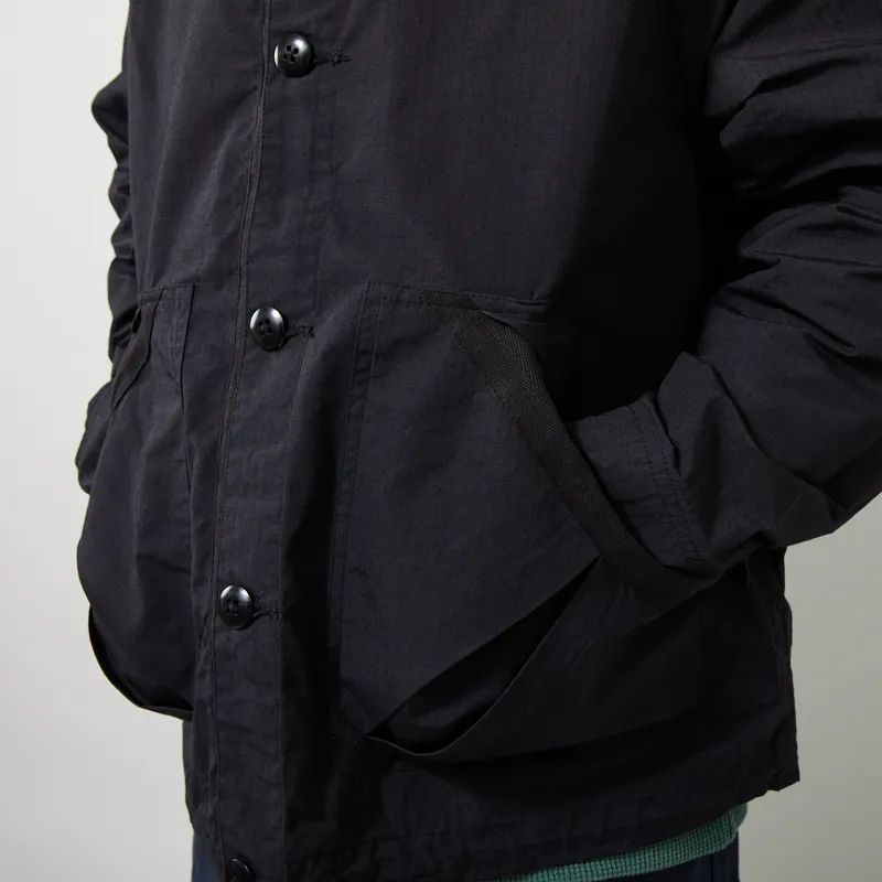 Folk Lunar Anorak Black Soft Ripstop-5
