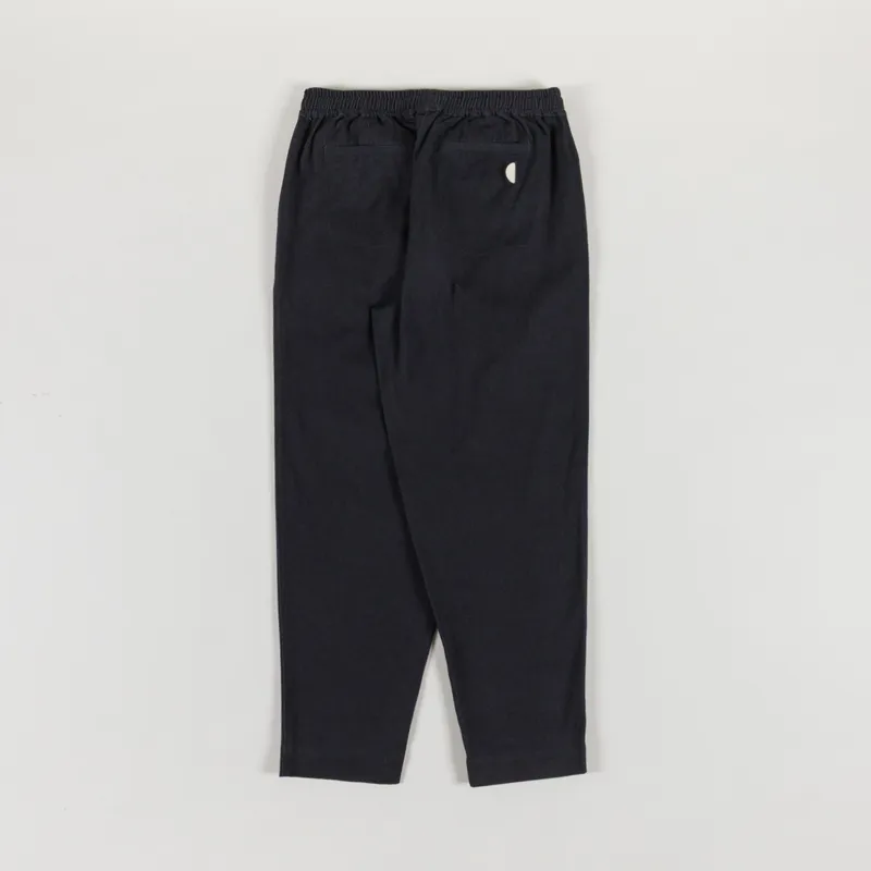 Folk Drawcord Assembly Pant Black Twill-1