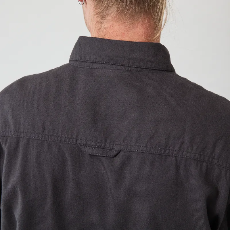 Folk Relaxed Fit Shirt Charcoal Flannel-4