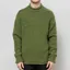 Pittari Findhorn Donegal Tweed Sweater Achais Green