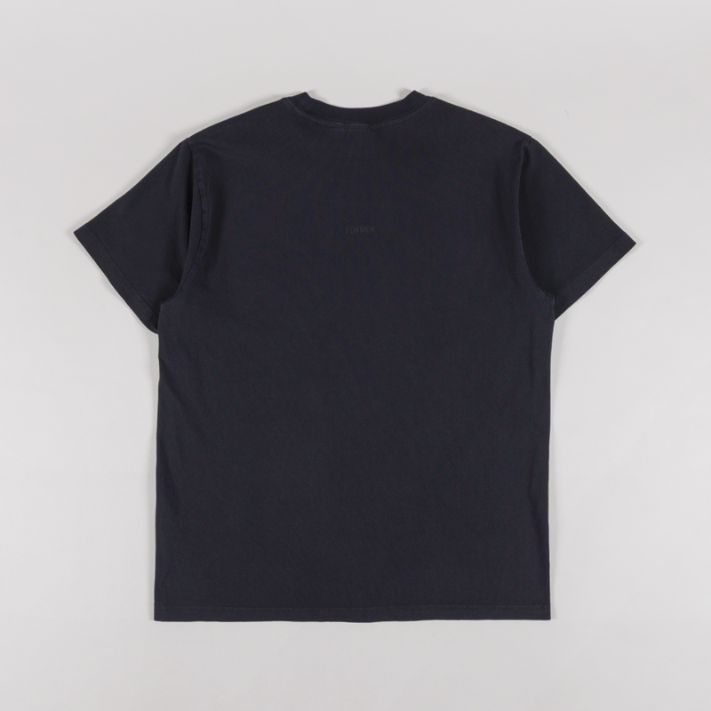 FORMER Crux Overdye T Shirt Washed Black-1