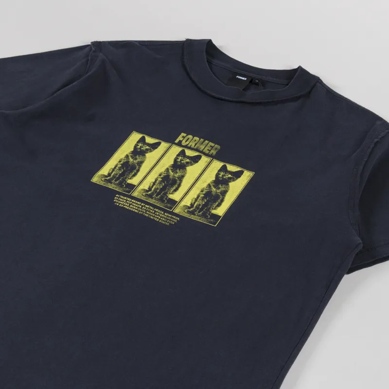 FORMER Vet T Shirt Washed Black-1