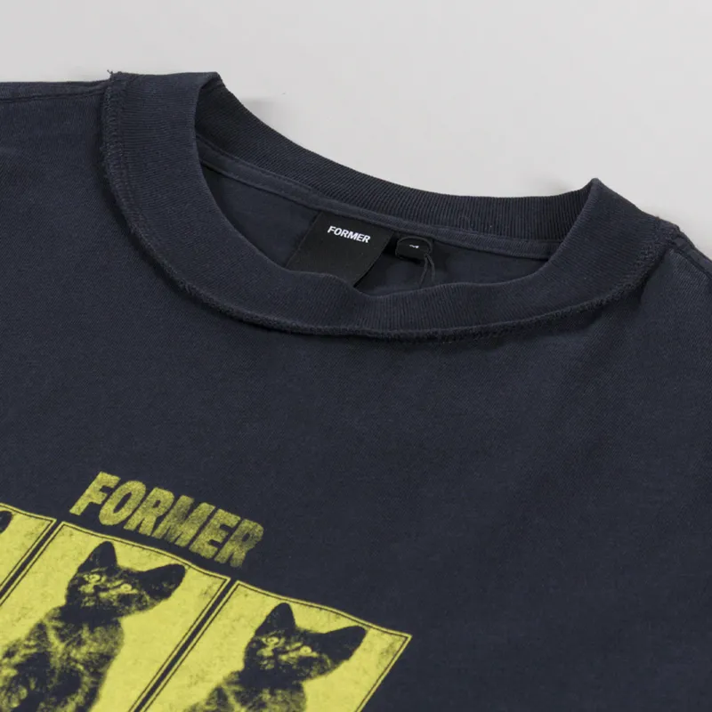 FORMER Vet T Shirt Washed Black-2