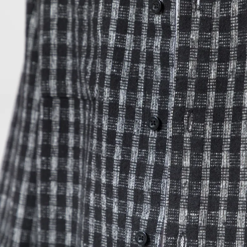 FORMER Vivian Flannel Long Sleeve Shirt Worn Black-6